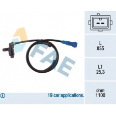78021 FAE Датчик, частота вращения колеса