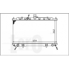 035-017-0017 LORO Радиатор, охлаждение двигателя