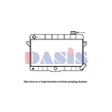 490060N AKS DASIS Радиатор, охлаждение двигателя