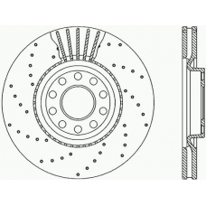 BDRS1942.25 OPEN PARTS Тормозной диск