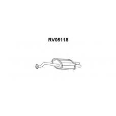 RV05118 VENEPORTE Глушитель выхлопных газов конечный