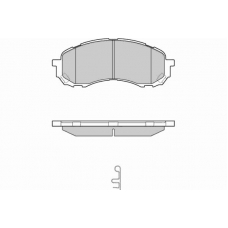 12-1141 E.T.F. Комплект тормозных колодок, дисковый тормоз