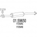 01.59650 MTS Средний глушитель выхлопных газов