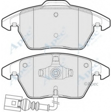 PAD1313 APEC Комплект тормозных колодок, дисковый тормоз