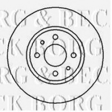 BBD4879 BORG & BECK Тормозной диск