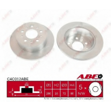 C4C012ABE ABE Тормозной диск