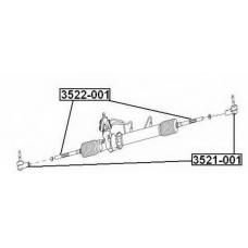 3521-001 ASVA Наконечник поперечной рулевой тяги