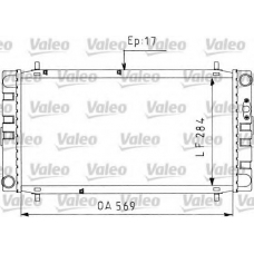 730578 VALEO Радиатор, охлаждение двигателя