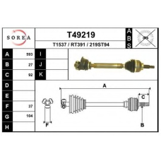 T49219 EAI Приводной вал