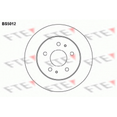 BS5012 FTE Тормозной диск