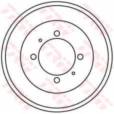 DB4318 TRW Тормозной барабан