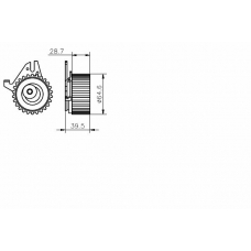 TKR 9114 TIMKEN Натяжной ролик, ремень грм