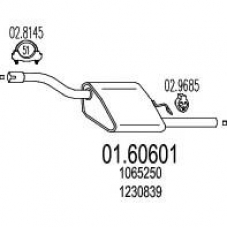 01.60601 MTS Глушитель выхлопных газов конечный