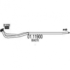 01.11900 MTS Труба выхлопного газа