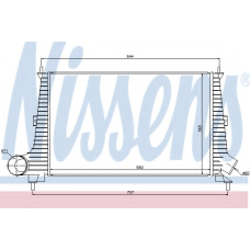 96891 NISSENS Интеркулер