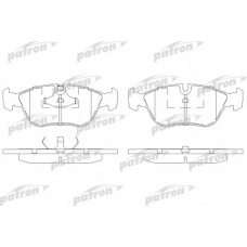 PBP1285 PATRON Комплект тормозных колодок, дисковый тормоз