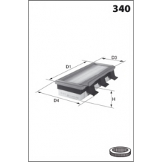 LFAF112 LUCAS FILTERS Воздушный фильтр