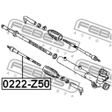 0222-Z50 FEBEST Осевой шарнир, рулевая тяга