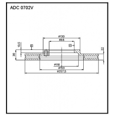 ADC 0702V Allied Nippon Гидравлические цилиндры