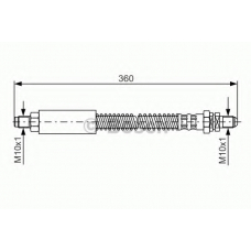 1 987 476 094 BOSCH Тормозной шланг