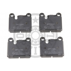 12535 OPTIMAL Комплект тормозных колодок, дисковый тормоз