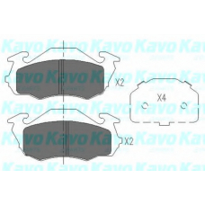 KBP-8017 KAVO PARTS Комплект тормозных колодок, дисковый тормоз