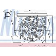 85649 NISSENS Вентилятор, охлаждение двигателя