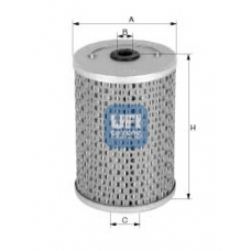 26.603.00 UFI Топливный фильтр