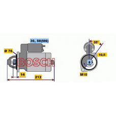 0 001 112 017 BOSCH Стартер