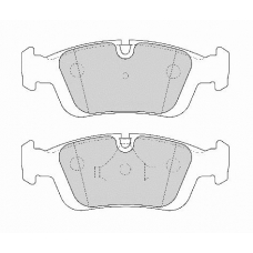 FD6838N NECTO Комплект тормозных колодок, дисковый тормоз