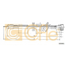 S05001 COFLE Тросик спидометра