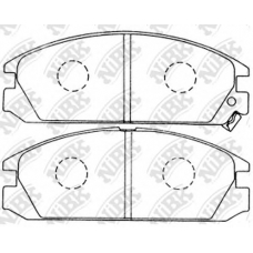 PN8127 NiBK Комплект тормозных колодок, дисковый тормоз