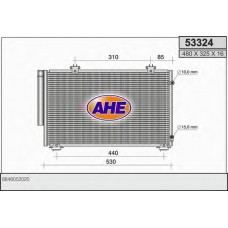 53324 AHE Конденсатор, кондиционер