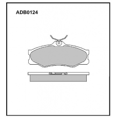 ADB0124 Allied Nippon Тормозные колодки