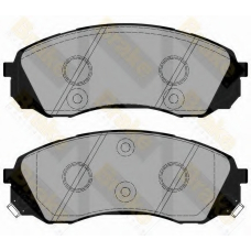 PA1876 BRAKE ENGINEERING Комплект тормозных колодок, дисковый тормоз