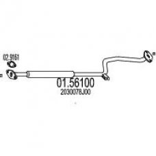 01.56100 MTS Средний глушитель выхлопных газов