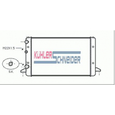 1319301 KUHLER SCHNEIDER Радиатор, охлаждение двигател