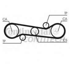 CT581 CONTITECH Ремень ГРМ