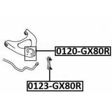 0123-GX80R ASVA Тяга / стойка, стабилизатор