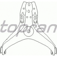 104 303 TOPRAN Рычаг независимой подвески колеса, подвеска колеса