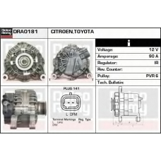 DRA0181 DELCO REMY Генератор