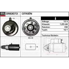 DRS3073 DELCO REMY Стартер