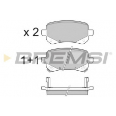 BP3397 BREMSI Комплект тормозных колодок, дисковый тормоз