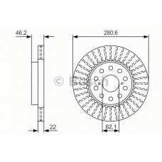 0 986 479 V41 BOSCH Тормозной диск