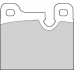 FD4138A NECTO Комплект тормозных колодок, дисковый тормоз