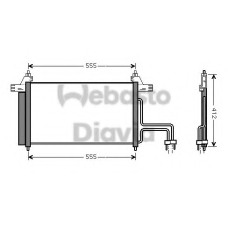 82D0226107MA WEBASTO Конденсатор, кондиционер