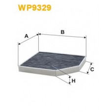 WP9329 WIX Фильтр, воздух во внутренном пространстве