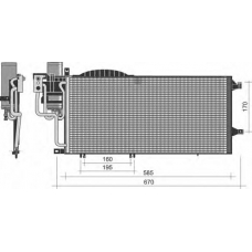 350203352000 MAGNETI MARELLI Конденсатор, кондиционер