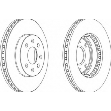 DDF1097-1 FERODO Тормозной диск