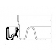 20033462B CORTECO Уплотняющее кольцо, коленчатый вал